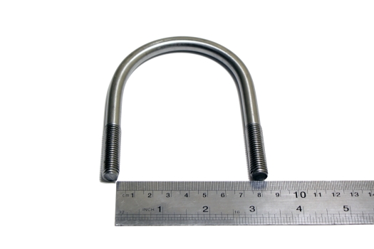 Скоба U-образная VERS RM AISI304 - 2 1/4'(D61-72*H96) M10