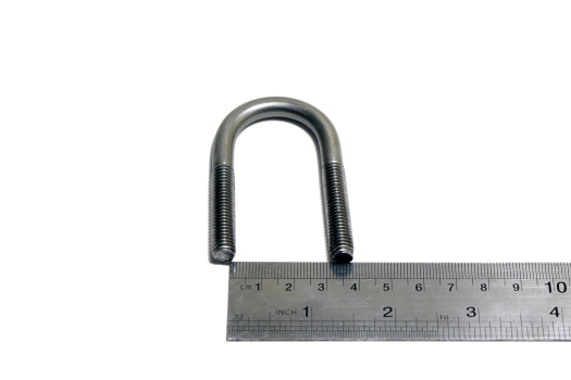 Скоба U-образная VERS RM AISI304 - 3/4'(D21-27*H56) M8