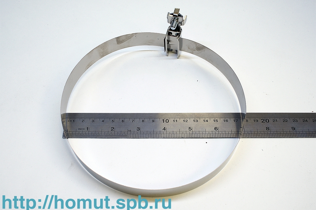 Хомут заземления труб, d = 17,5 - 165 мм (Германия)